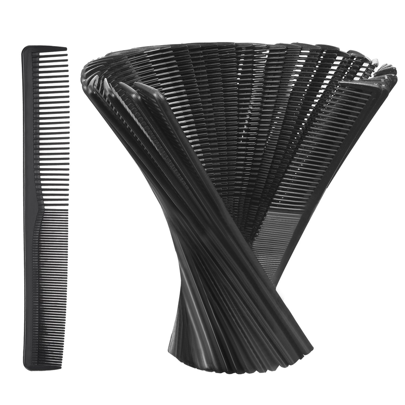 Hestya 36 Pack Hair Comb Bulk 7 Inch Carbon Fiber Cutting Comb All Purpose Combs