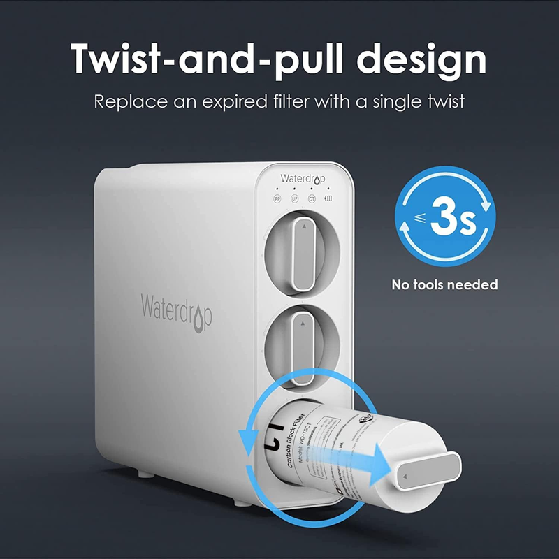 TSCT Under Sink Water Filter, Replacement for  TSU-W, TSC 3-Stage Ultra-Filtrati