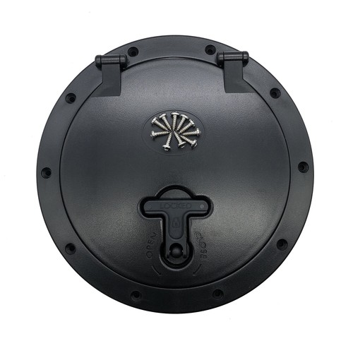 8" Pull Out Hatch Cover Deck Plate & Bag Inspection Access for Boat Kayak Canoe