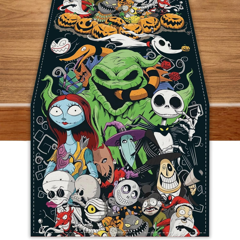 Halloween Table Runner Halloween Decorations and Supplies for Home Kitchen Dinin