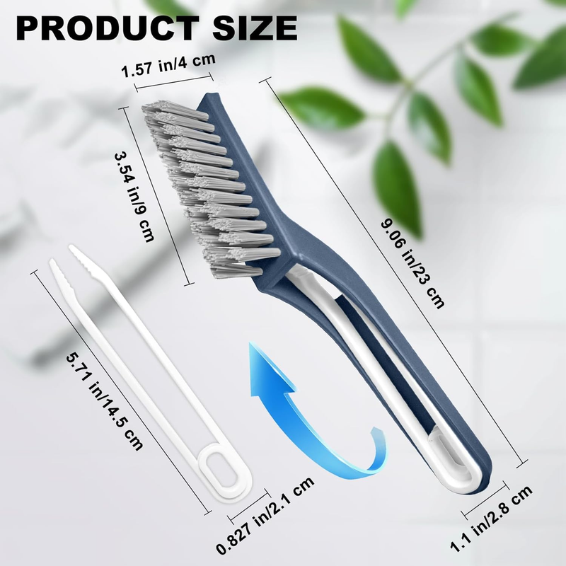 Cleaning Brush for Household, Bathroom Hard Bristle Crevice Cleaning Brush Tools