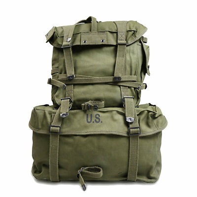 米軍40sハバーサックM1945 Vietnam War US Army M1945 Backpack Haversack Knapsack Upper