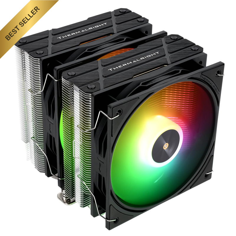 Peerless Assassin 120 ARGB Black V3 CPU Cooling,Desktop Heatsink Cooler,Dual TL-
