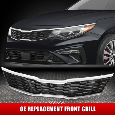 Для Kia Optima 19-20 с хромированной решеткой радиатора View Monitro черного цвета и эмблемой