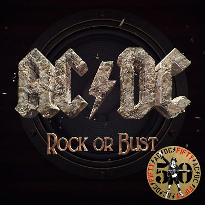 AC/DC - ROCK OR BUST (50TH ANNIVERSARY METALLIC GOLD COLOR VINYL) Vinyl