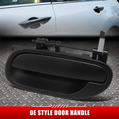 ДЛЯ 00-03 VOLVO S40 V40 ЧЕРНАЯ ТЕКСТУРИРОВАННАЯ РУЧКА ТЯГИ ЗАДНЕЙ ЛЕВОЙ ДВЕРИ СО СТОРОНЫ ВОДИТЕЛЯ
