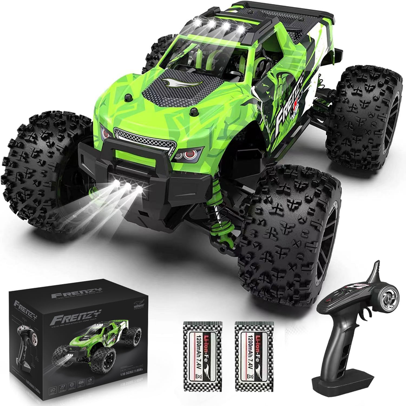 1:18 All Terrain RC Car, 40 KPH High Speed 4WD Electric Vehi