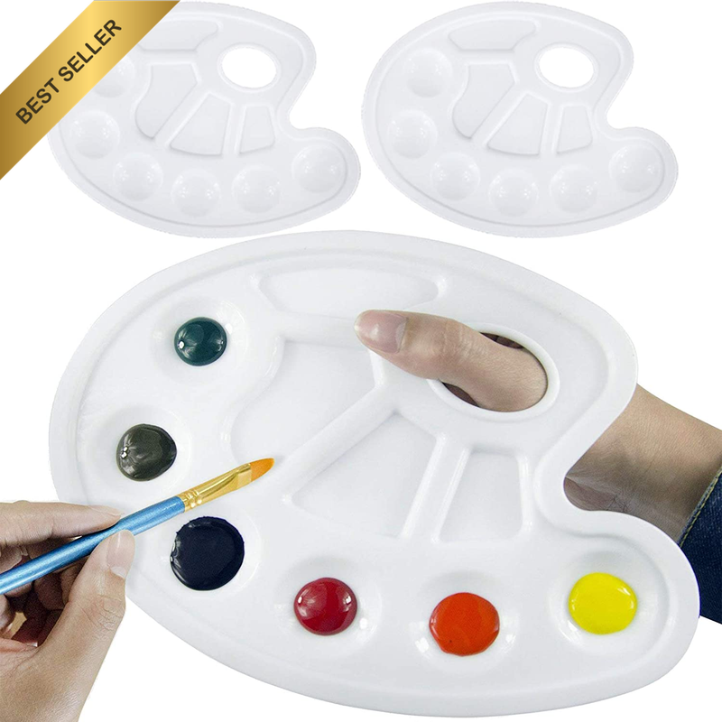 BEADNVOA Paint Tray Palette Paint Pallet with Thumb Hole Model Painter Tray for