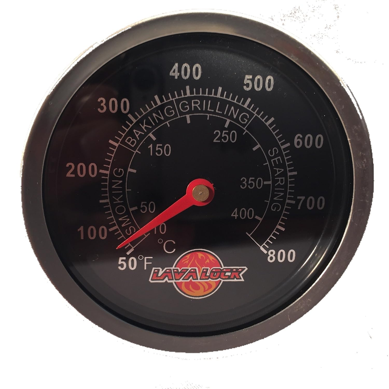 Thermometer for  BBQ Grill Smoker Barbeque Fahrenheit 2 3/8 Face