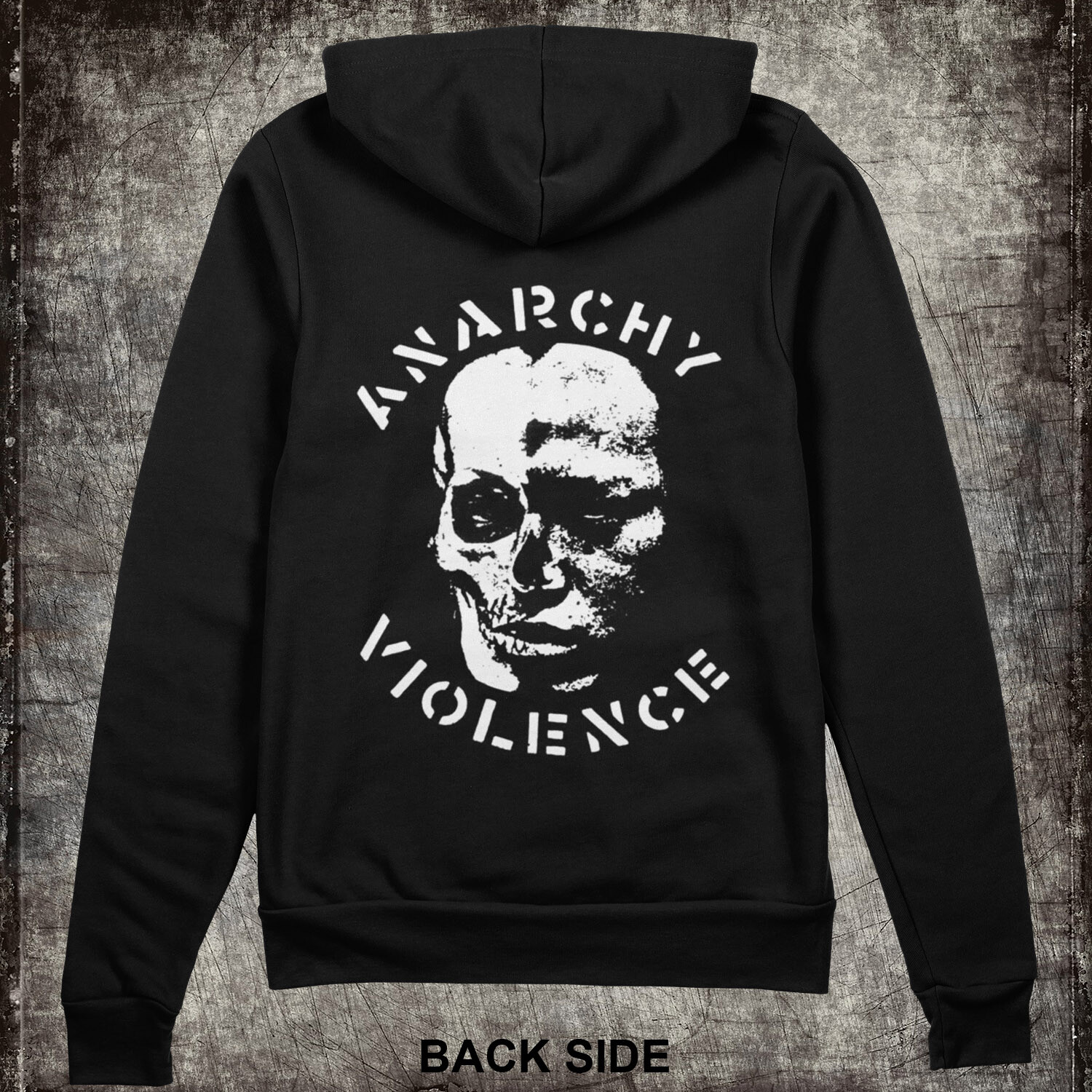 GISM - Anarchy Violence - Zip Up Hoodie Sweatshirt