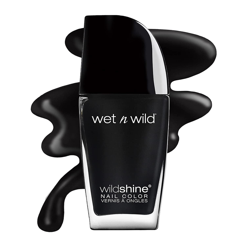 Nail Polish by Wild Shine, Black Cr&egrave;me, Nail Color