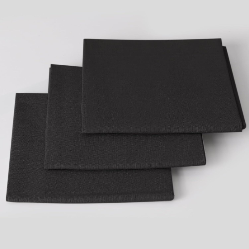 3 Pieces 18 X 21 Inches Cotton Fabric Precut Quilting Fabric Bundles Solid Color