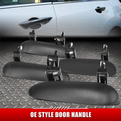 [4ШТ] ДЛЯ 95-05 CAVALIER SUNFIRE СЕДАН ПЕРЕДНИЕ ЗАДНИЕ ЛЕВЫЕ И ПРАВЫЕ ДВЕРНЫЕ РУЧКИ