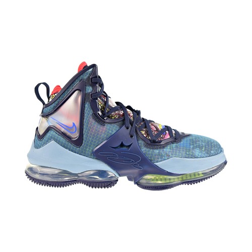 

Мужские кроссовки Nike LeBron 19 XIX Fast Food синий/средний синий/красный cz0203-400, Blue/medium blue/red