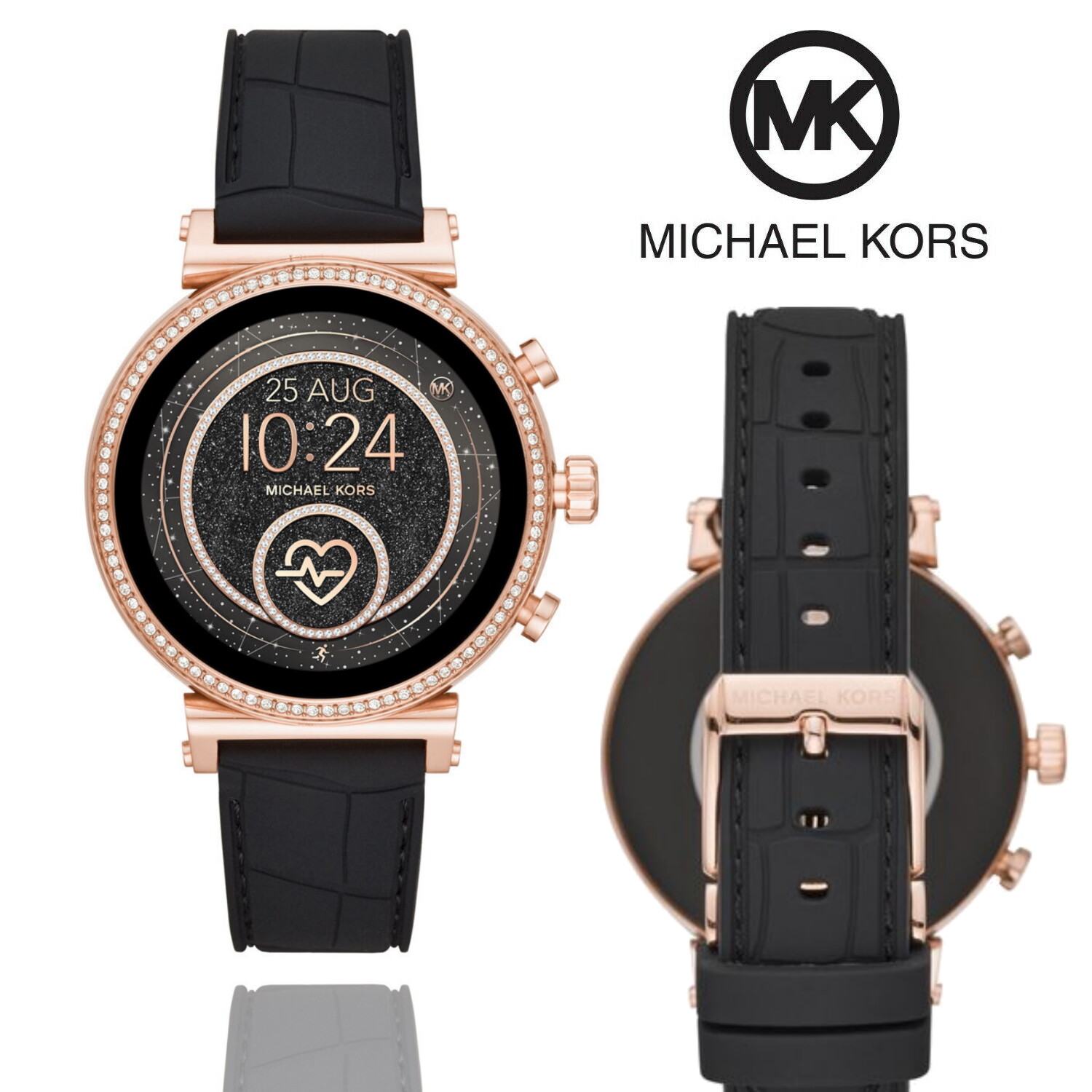 mk heart watch