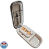 Pill Cutter for Cutting Multiple Pills, 1/2 1/4 Pill Splitter for Large, Small and Tiny Pills, with Improved Sharp Blade, Storage Organizer, Accurate Centering Alignment Device