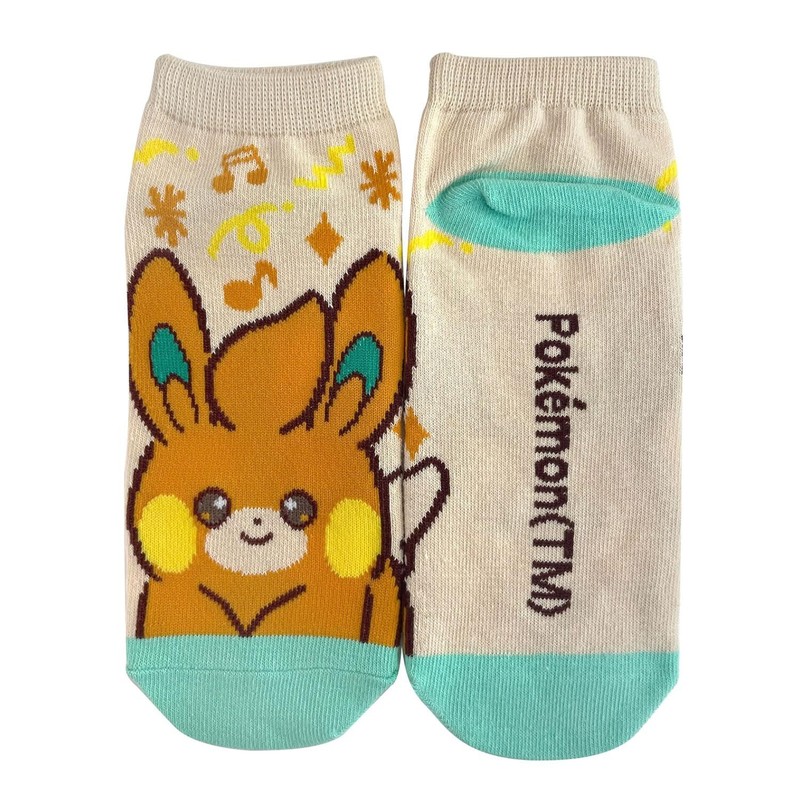 Neuf [Petite PlanÃ¨Te] Chaussettes Pokemon Femme Pamo Joyful Yel