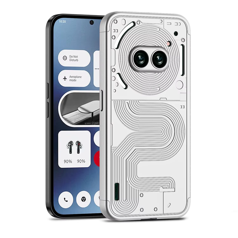 Shockproof Plastic Matte Case For Nothing Phone 2A Ultra-thin Back Light Precisi