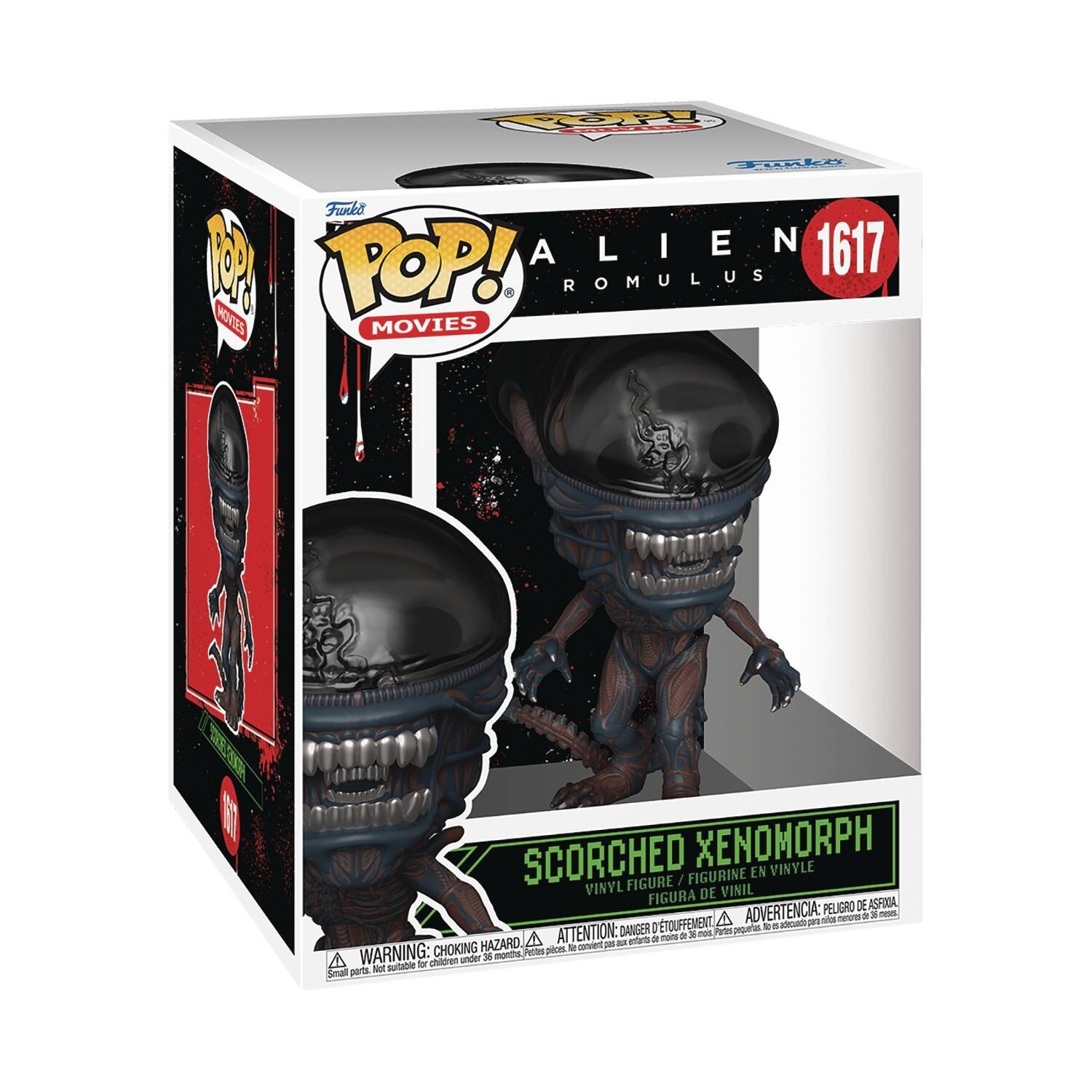 Funko POP! エイリアン1617 Pop! Movies Alien Romulus Scorched Xenomorph #1617 Vinyl