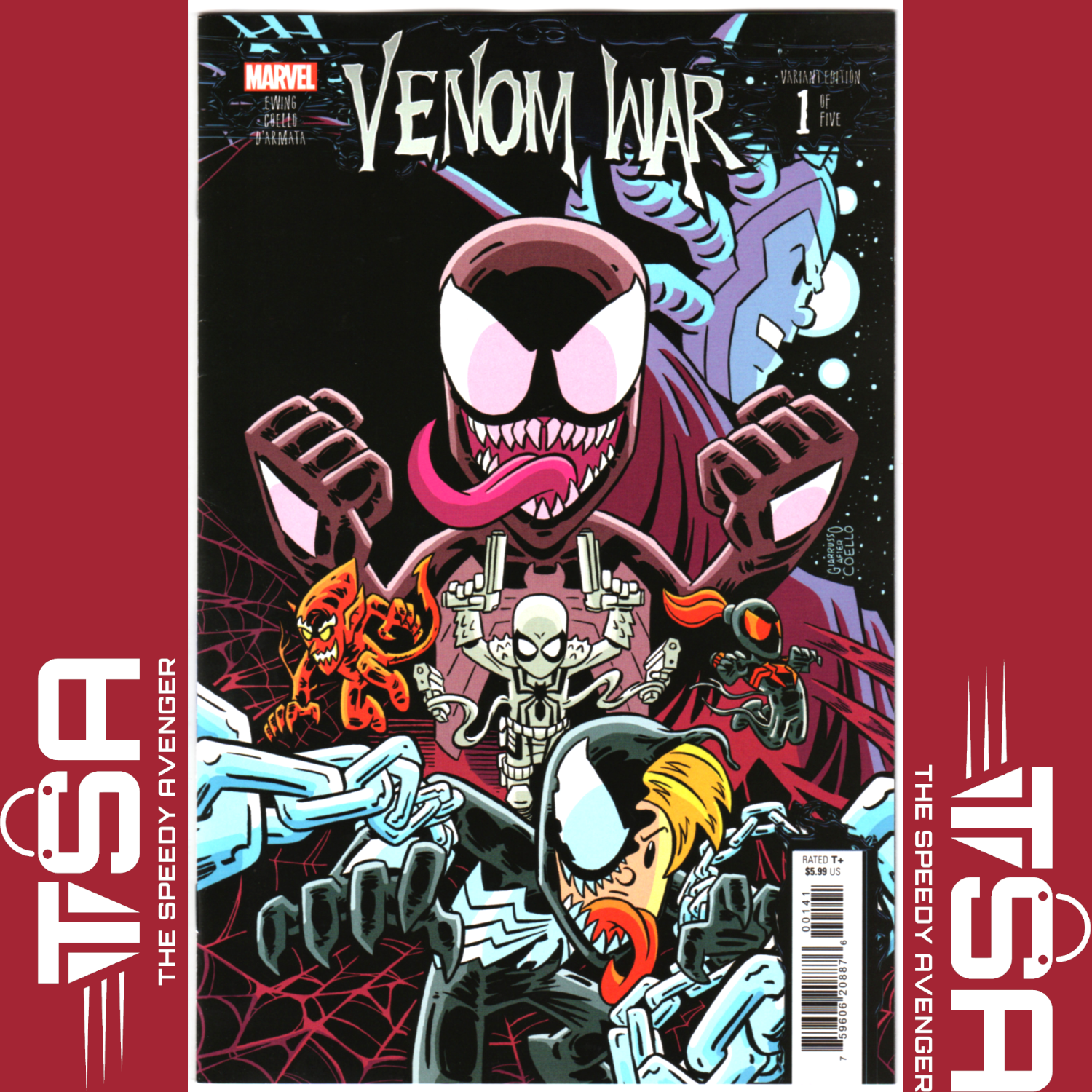 VENOM WAR #1 Chris Giarrusso Variant First Venom Horse Marvel Comics 2024