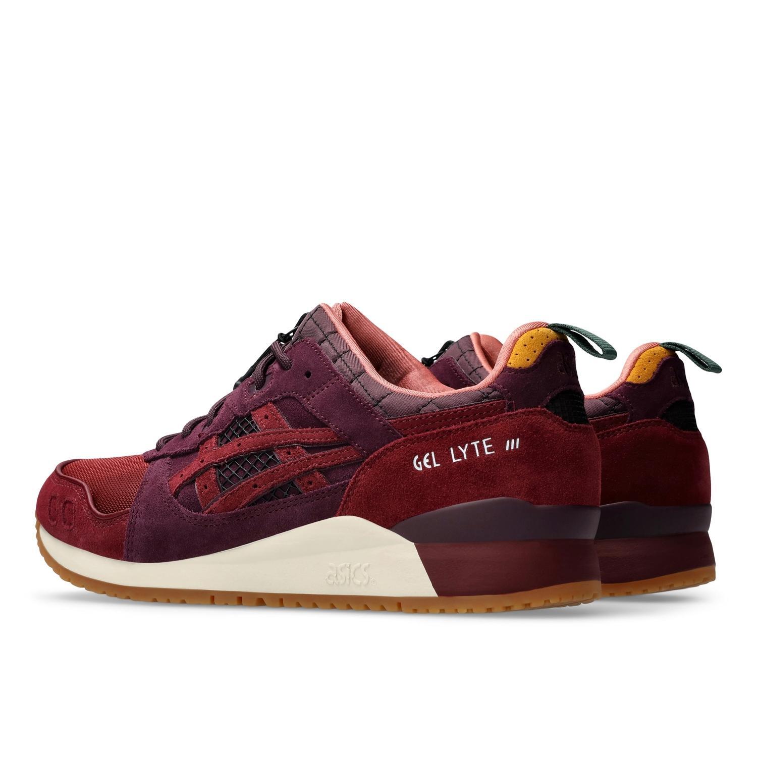 Pre-owned Asics Gel-lyte 3 Og Bordeaux Wine 1203a578-600 Men's Size In Red