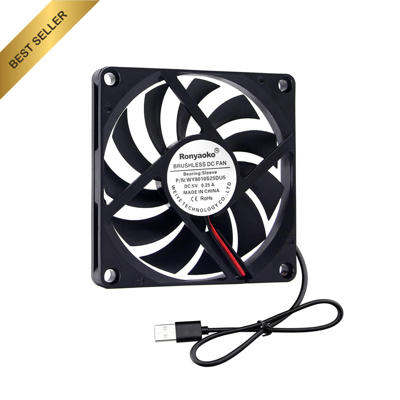 5V 0.25A 80Mm 80X10Mm 8Cm Brushless DC USB Connect Computer Case Cooling Cooler