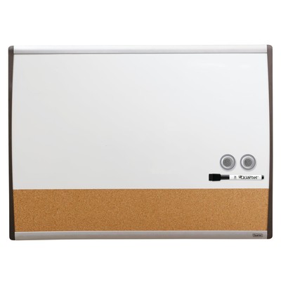 Quartet Magnetic Dry Erase Board & Cork Board, 17 x 23