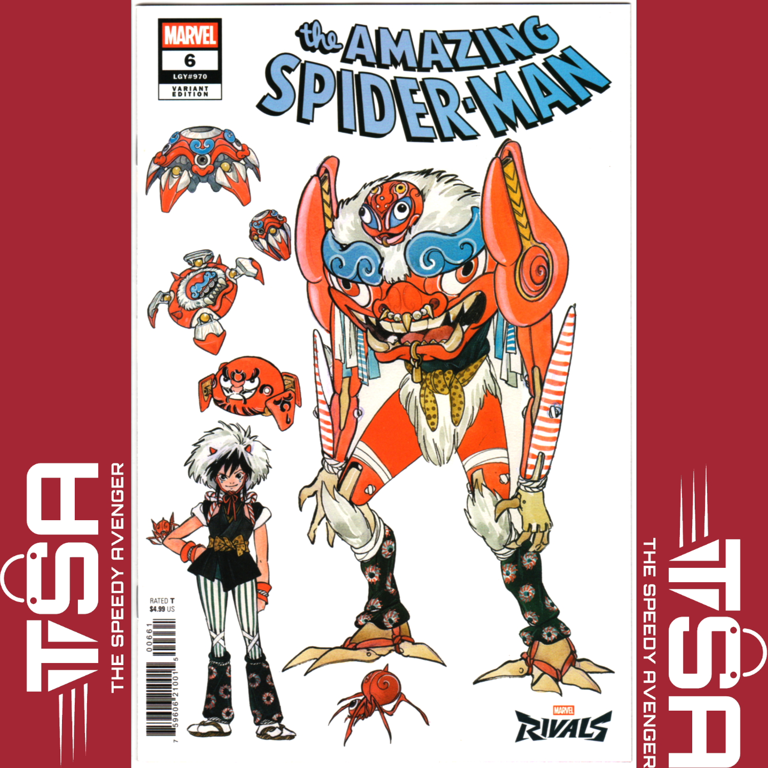 AMAZING SPIDER-MAN #1 (Vol 7) Peach Momoko Marvel Rivals Variant Spider-Oni 2025