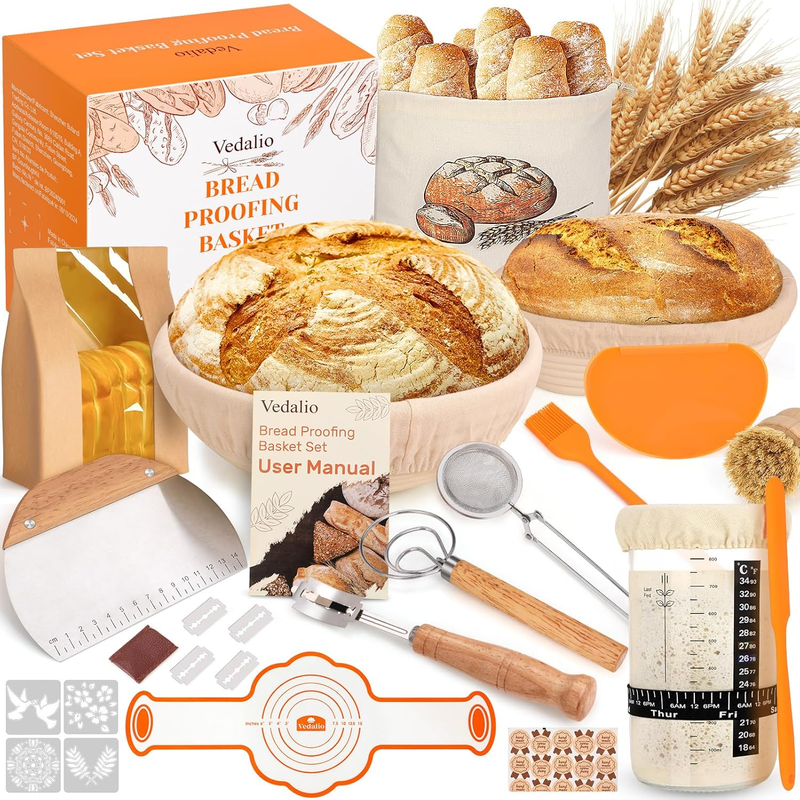 Sourdough Starter Kit, Sourdough Bread Baking Supplies, Bread Bags, Sourdough Ki