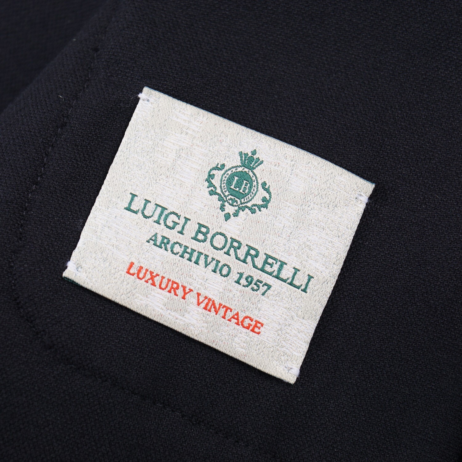 Pre-owned Luigi Borrelli Relaxed-fit Unlined Unstructured Black Velvet Sport Coat 46r