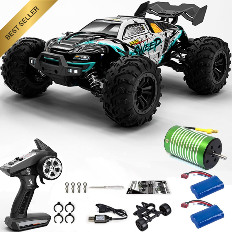 1:16 RC Truck 70KM/H High Speed Brushless 4WD Waterproof Hobby Grade