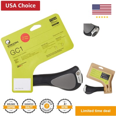 GC1 Bike Grips | omic Comfort, Secure Lock-on | Designed for Curved Handlebar...
