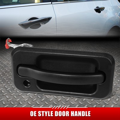 ДЛЯ 03-05 HUMMER H2 ЧЕРНАЯ ТЕКСТУРИРОВАННАЯ РУЧКА ДЛЯ ОТКРЫВАНИЯ ПЕРЕДНЕЙ ПРАВОЙ ДВЕРИ С ЗАМОЧНОЙ СКВАЖИНОЙ