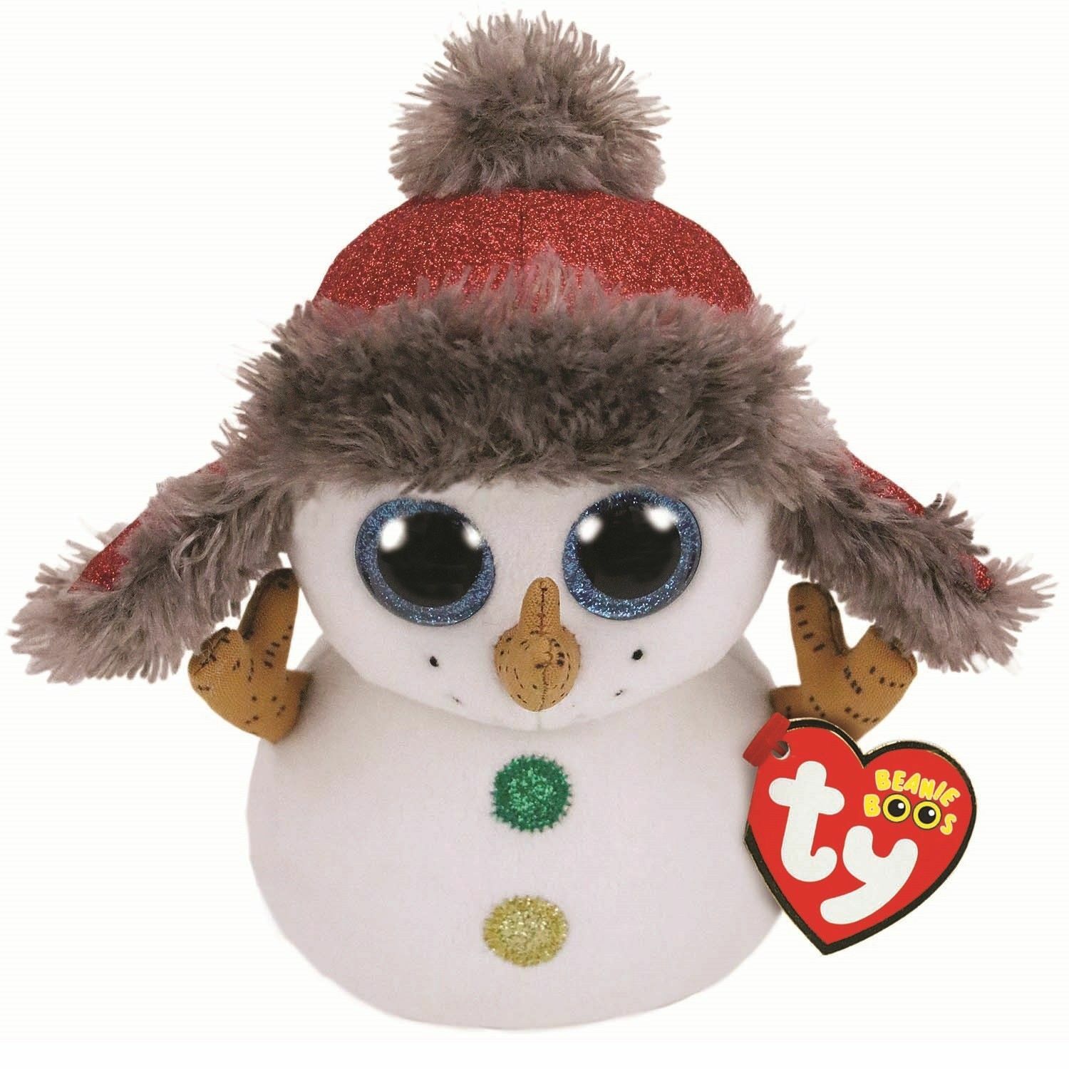 くるみ　SnowMan Xmasドール 千鳥柄 スノーマンM 全長約20cm｜アミブルージュ