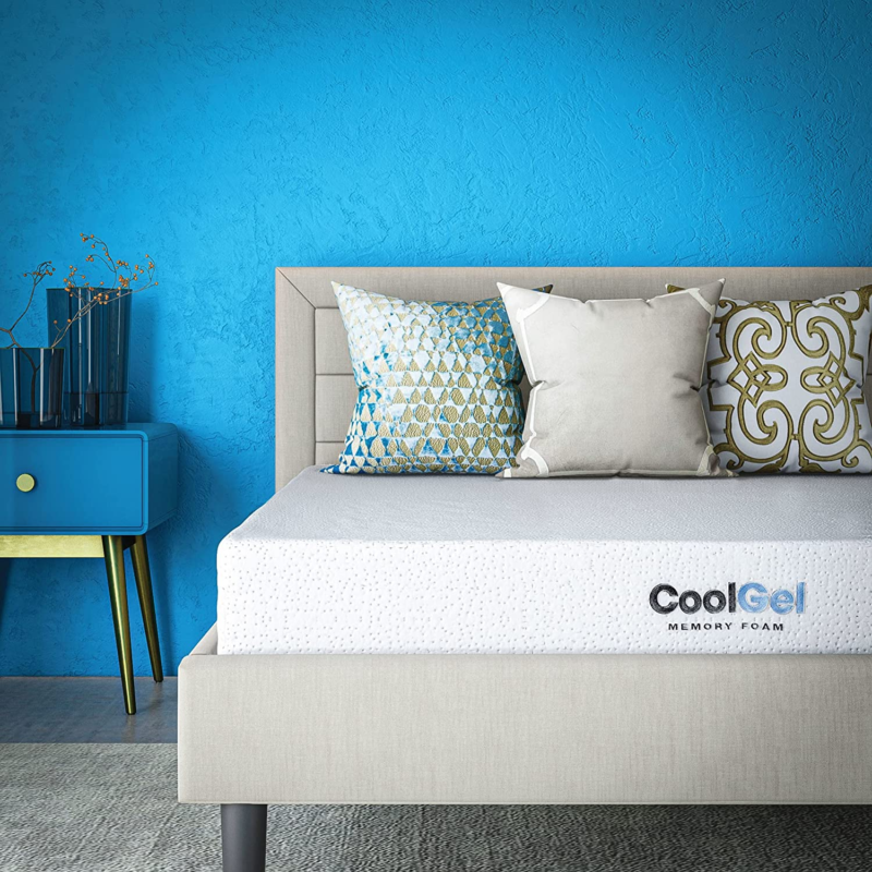 Gel Memory Foam 8-Inch Mattress | Certipur-Us Certified | Bed-In-A-Box, Short Qu