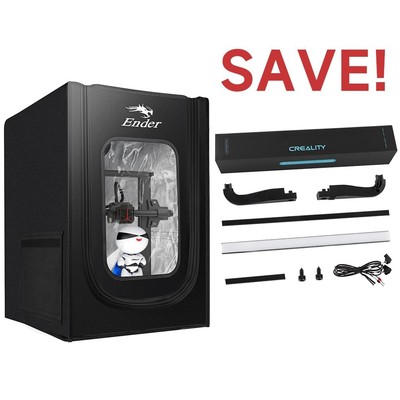 Creality Official 3D Printer Enclosure and Ender 3 LED Light Kit