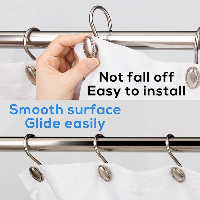 Shower Curtain Hooks Decorative Shower Curtain Rings