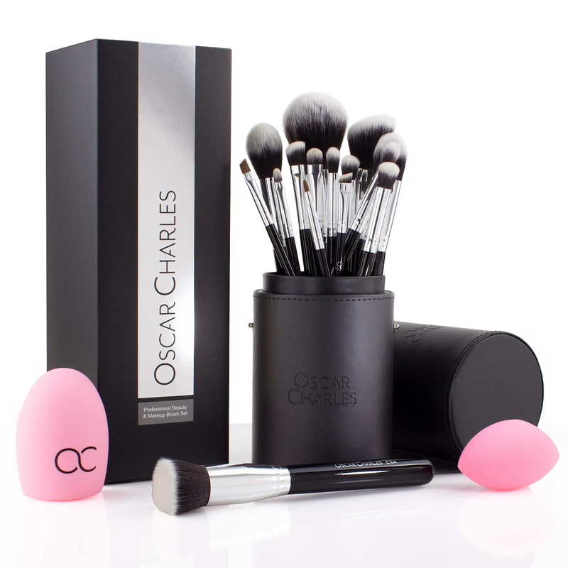Professional Makeup Brushes Set, 15 Make up Brushes with Bea