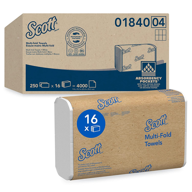 S 250 Count Fast-drying, White