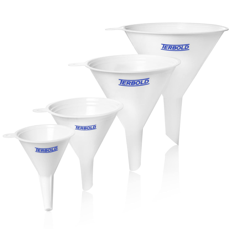 4Pc Funnel Nesting Set in BPA Free Plastic for Kitchen Cooking, Car Oil, Home, o