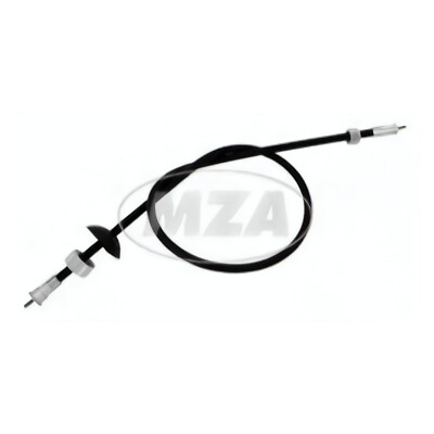 Simson Tachowelle SR1 - 1x M10x1 und 1x M16x1,5 - 610mm, schwarz