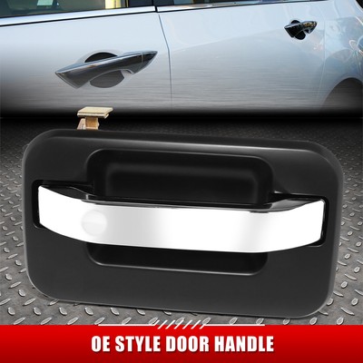 ДЛЯ 04-14 F150 MARK LT CREW CAB ЧЕРНАЯ/ХРОМИРОВАННАЯ РУЧКА ЗАДНЕЙ ПРАВОЙ ДВЕРИ С ГРУНТОВКОЙ