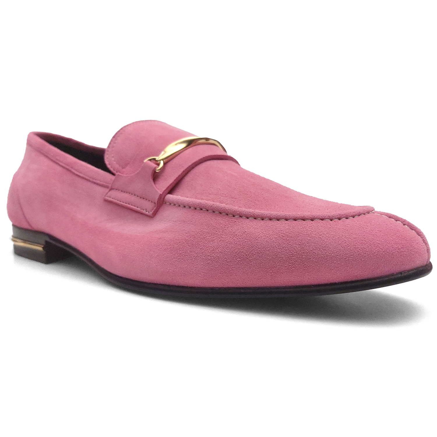 Bally Genos Pink New Samantha 50 Goat Suede Loafers US 11