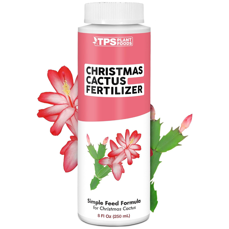 Christmas Cactus Fertilizer - Liquid Plant Food for More Blooms, 8 Oz