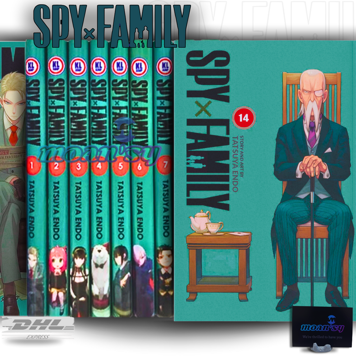 ＳＰＹ×ＦＡＭＩＬＹ1〜14巻セット Spy x Family Manga English Vol 1-14 Full Set Comic Books New