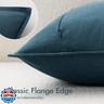 EMEMA Decorative Linen Throw Pillow Covers 20x20 Inch Navy Blue Boho Farmhouse Neutral Couch Throw Pillows for Bed Pack of 2 Accent Pillowcase Modern Sofa Cushion Livingroom Home