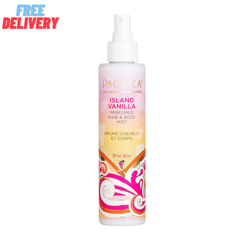Pacifica Beauty, Island Vanilla Hair Perfume & Body Mist, Best Warm Vanilla Scen