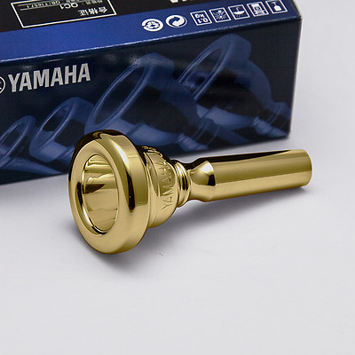 Genuine Yamaha Short Shank 16E 24K Gold Cornet Mouthpiece NEW