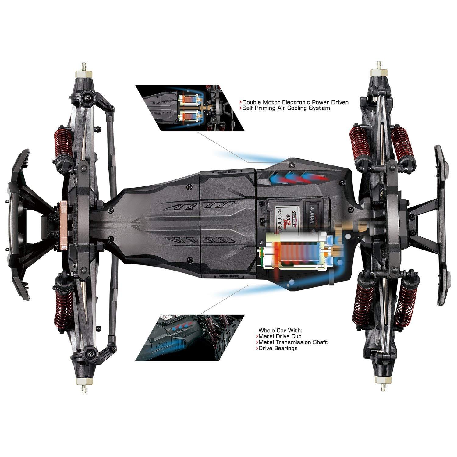 hosim 4wd remote control truck 9125