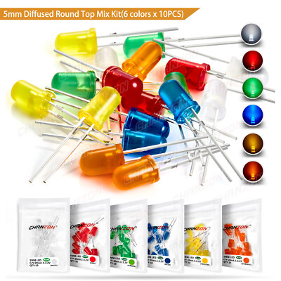 3mm 5mm 8mm 10mm UV LED Diode Red White RGB Lights Emitting Diode Electronics  